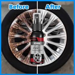 30ML Car Care Iron Powder Cleaner Super Rust Remover Multi-Purpose Rust Remover Spray for Chrome Plated Metal Surface Paint