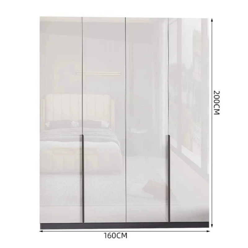 Built In Luxury Wardrobes Gloss Space Saving Door Drawers Wardrobes Rack Organizer Armadio Camera Da Letto Furniture Home