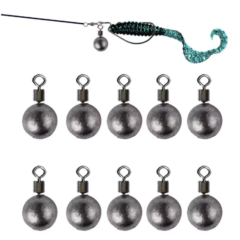 10pcs/Lot Fishing Weights Sinkers 3.5g 5g 7g 10g 14g 20g Fishing Sinker Carp Fishing Tackle Accessories