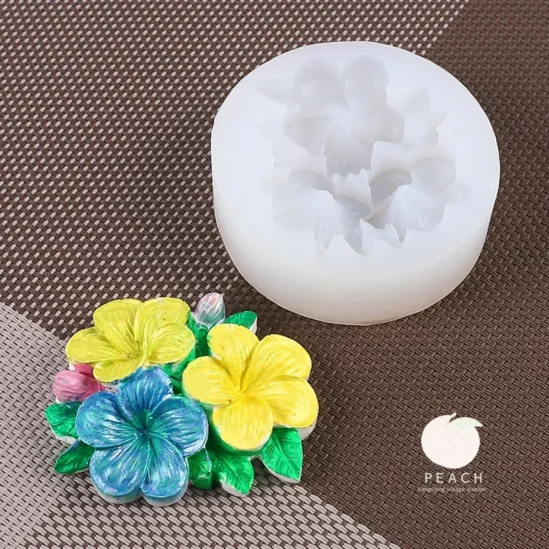 Carnation Flower Silicone Cake Mold 3D Fondant Mold Cupcake Jelly Candy Chocolate Cake Decoration Kitchen Baking Tool Moulds