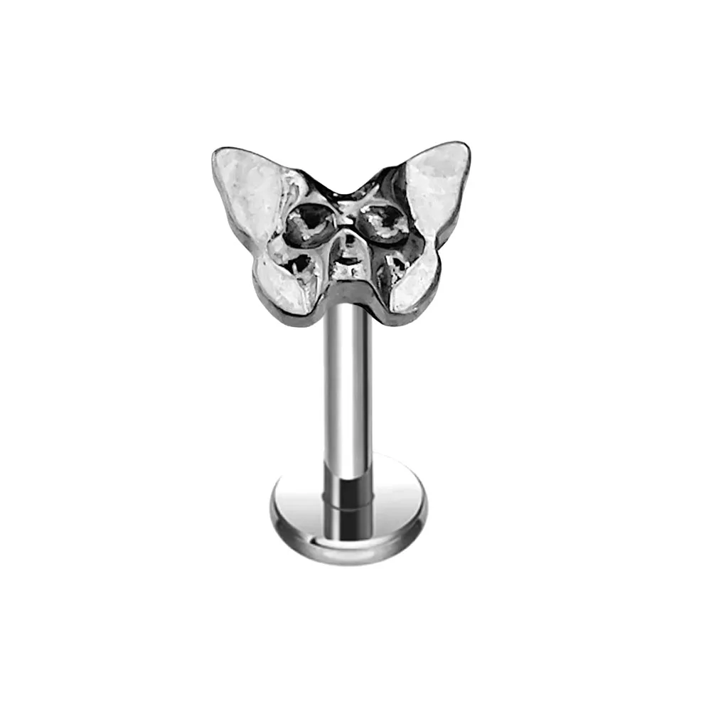 Titanium Snake Bee Drop Butterfly Labret Piercing Earring