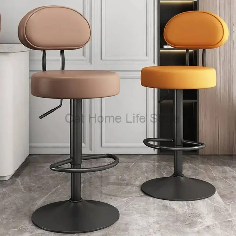 Bar Chairs Adjustable Modern High Nordic Stool Office Swivel Bar Chairs Reception Restaurant Bar Furniture Chaises Longues LLBC