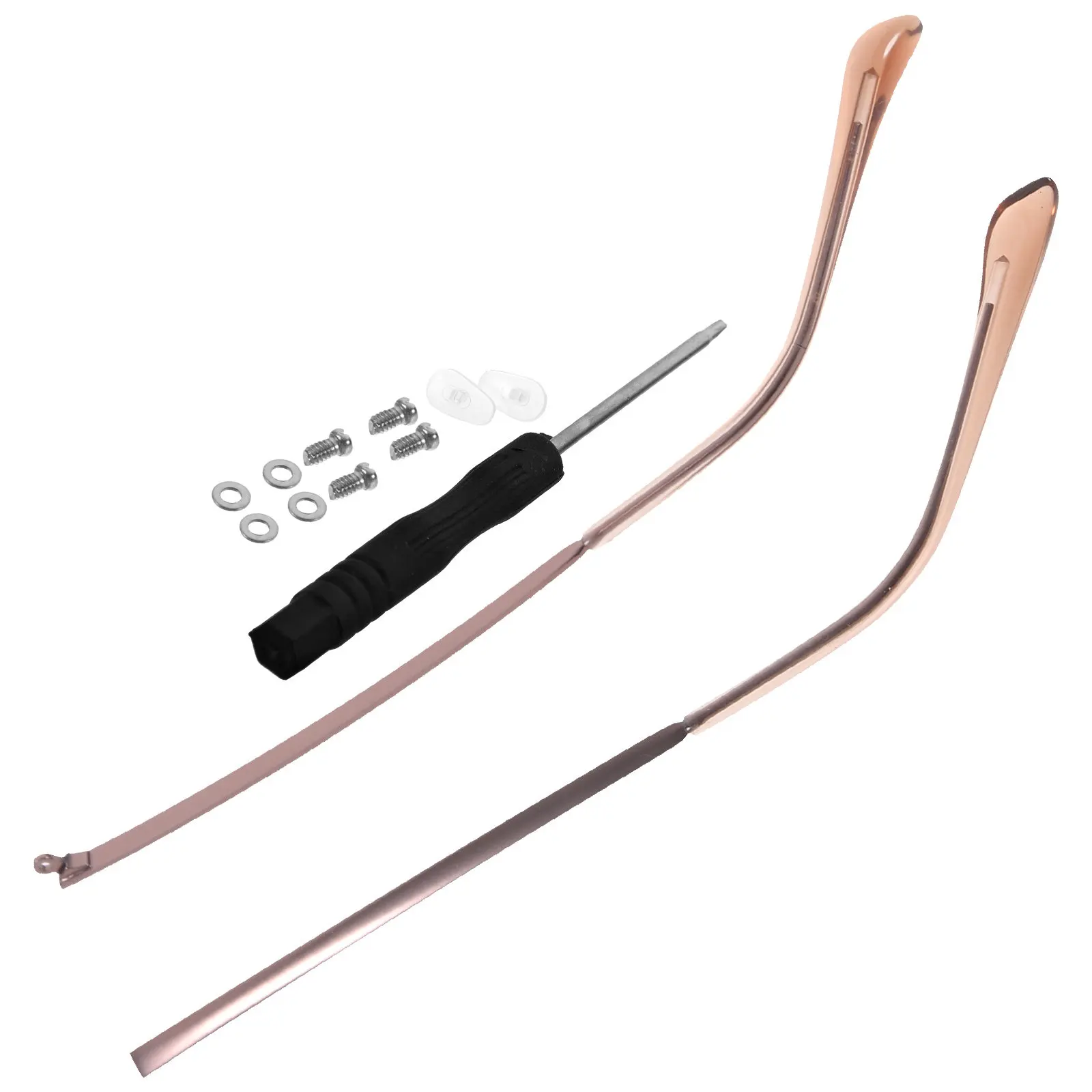 1Pair Metal Eyeglasses Replacement Temple Arms for Glasses Sunglasses Repair Non-Slip Ear Comfort Universal Fit Easy Install