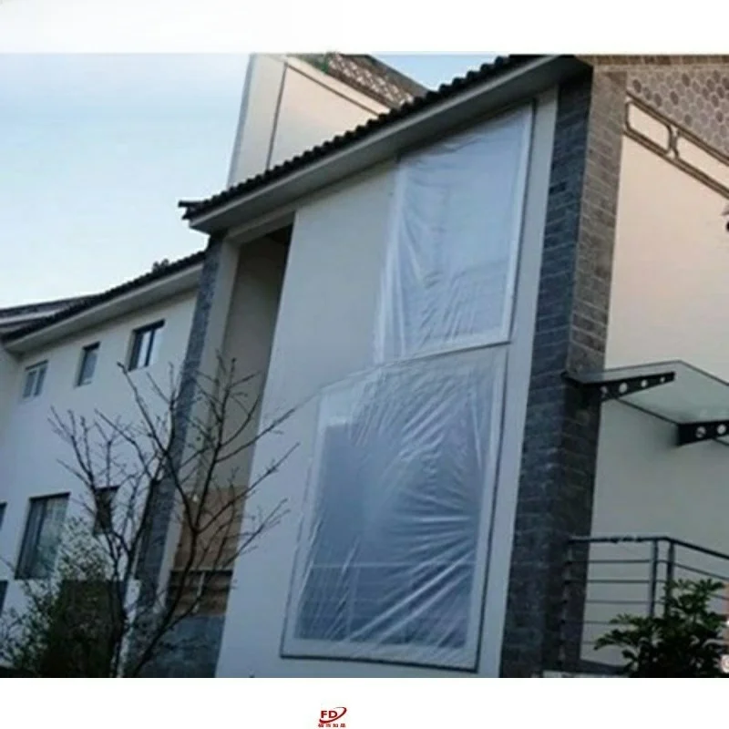 Thickened Plastic Film Cover Waterproof Dustproof Transparent Agricultural Ground Film Greenhouse Film Window Sealing Rainproof - view 4