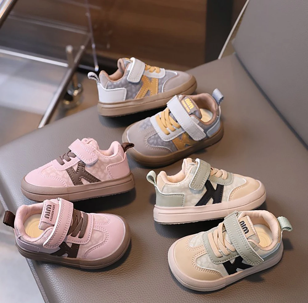 

Children Trainers Toddler Shoes Ergonomics Girl's Sneakers Children's Sport Kid's Sneakers Leather Waterproof Infant Baby Shoes