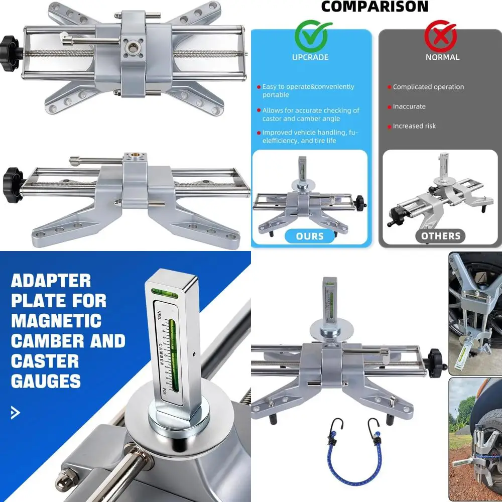 

Зажим для колес BARTOO и магнитный адаптер для дисков 11-25 дюймов, инструмент для выравнивания развала колеса для точных разбрызгивателей, универсальный тир