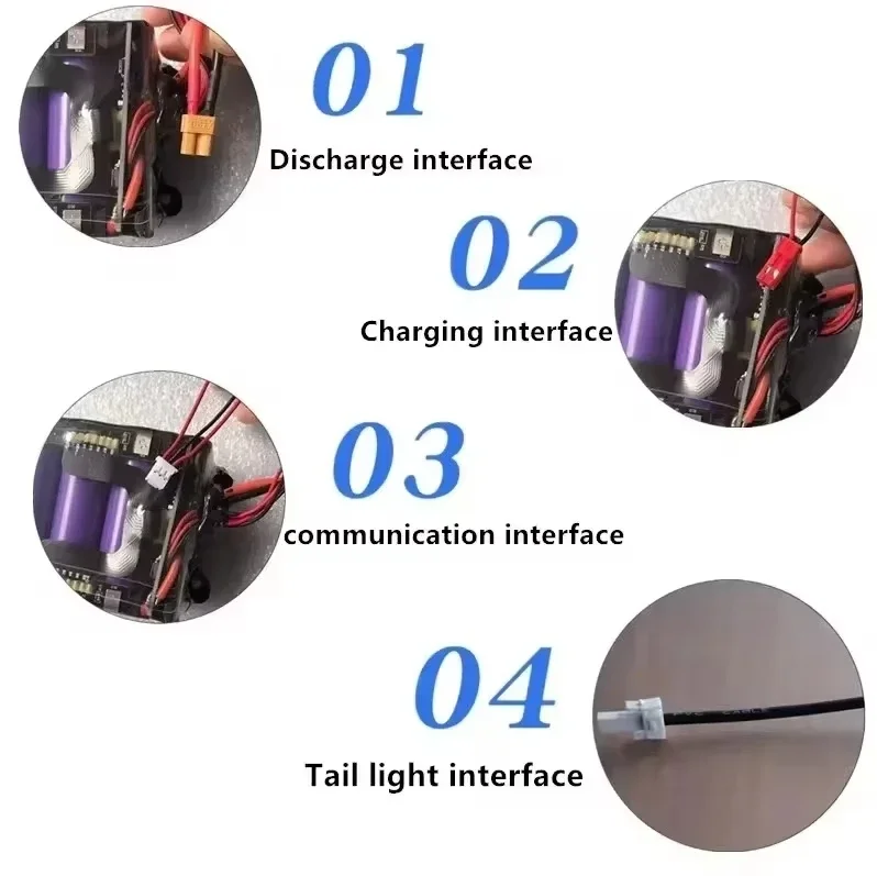 Original 36V 30Ah Scooter Battery Pack Suitable for M365/Pro/1S 36V18650 Battery Pack Electric Scooter BMS Board Customized Plug