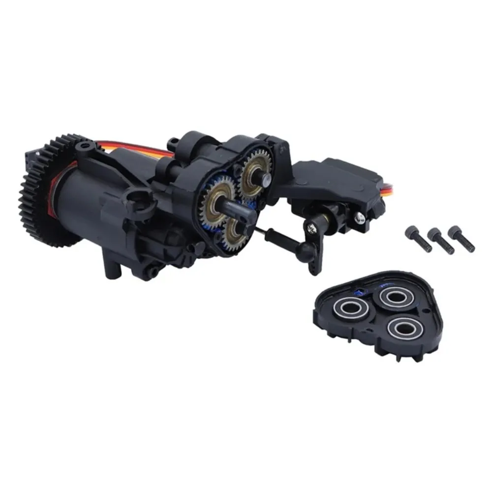 

2 Speed Transmission Gearbox with Internal Gears and Servo for 1/10 RC Crawler TRXS TRX4 TRX6 Upgrade Parts