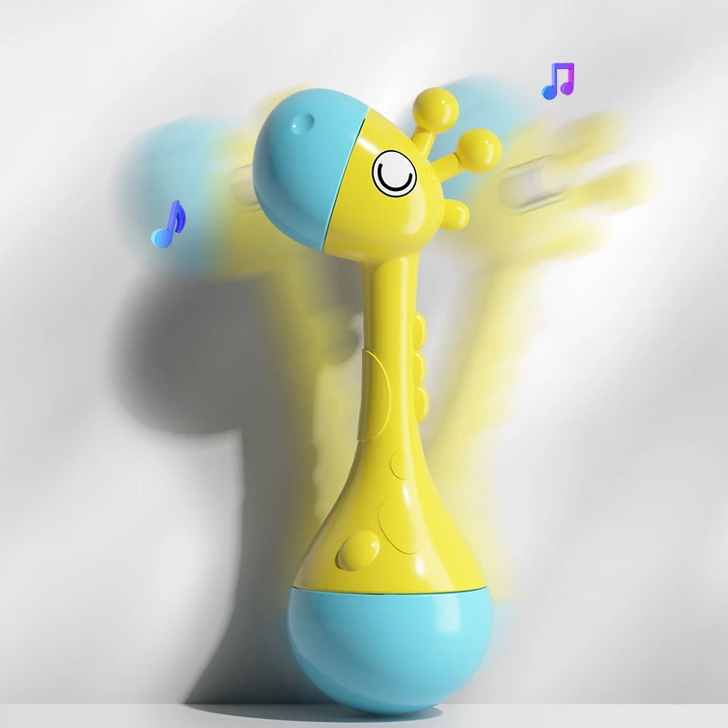 

Baby's First Soft Sound Plastic Hand Rattle - Early Childhood Educational Toys Gift for Infants