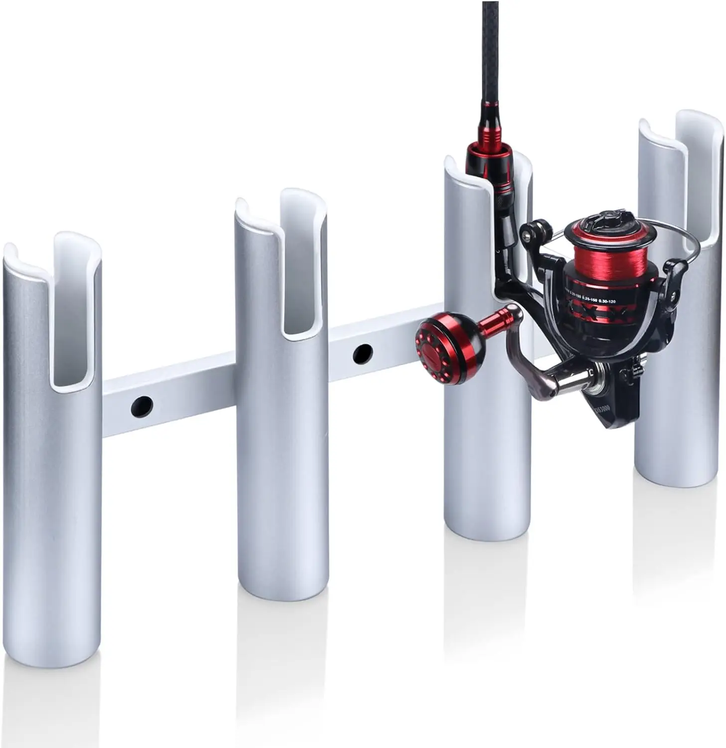 Aluminum Alloy Fishing Rod Holder, Boat Accessories, 4 Link Tubes, Marine Yacht