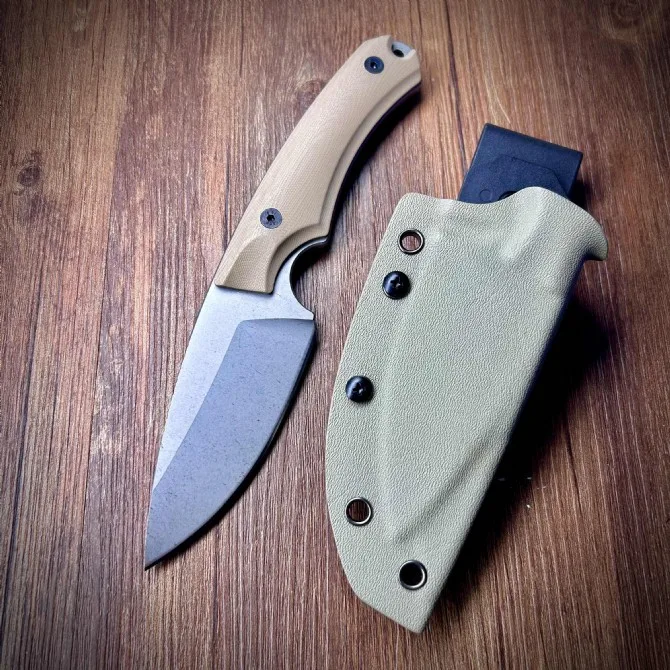 Paodin BK663 Straight Fixed Blade Knife DC53 Blade G10 Handle Tactical Pocket Camping Hunting EDC Survival Tool Knives