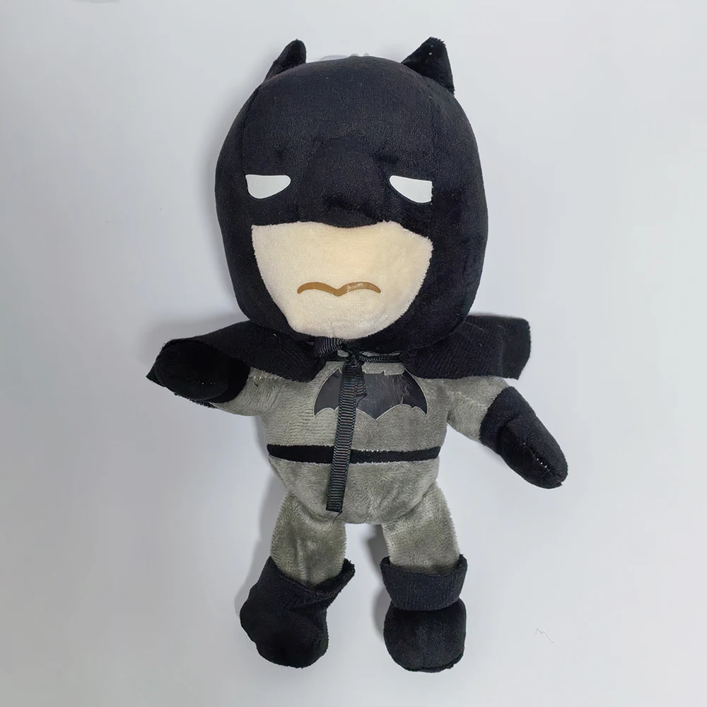 27 cm Fledermausmann Spiderman Plüschtiere Filmpuppen Marvel Avengers Weicher gefüllter Held Captain America Iron Weihnachtsgeschenke für Kinder