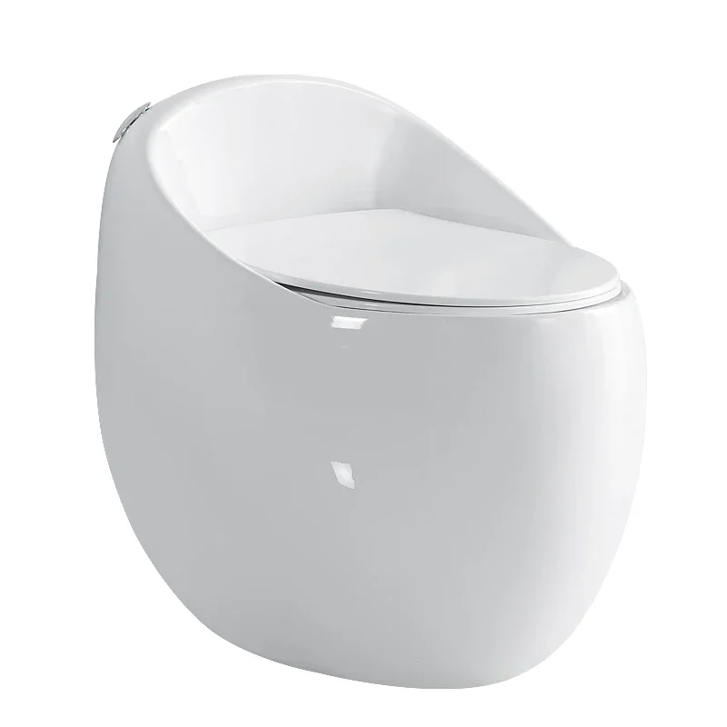 German Pottery Gives Egg-Shaped Personalized Creative Toilet Ultra-Rotating Siphon Household Small Apartment Ordinary Toilet