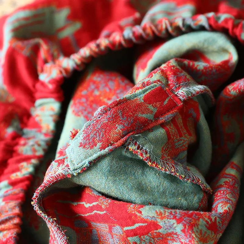 ชุดนอนผ้าฝ้ายเนื้อละเอียด 100% สำหรับผู้หญิง ปี 2025 สีเรโทร ชุดนอนถักแขนยาว ชุดลำลองใส่บ้าน