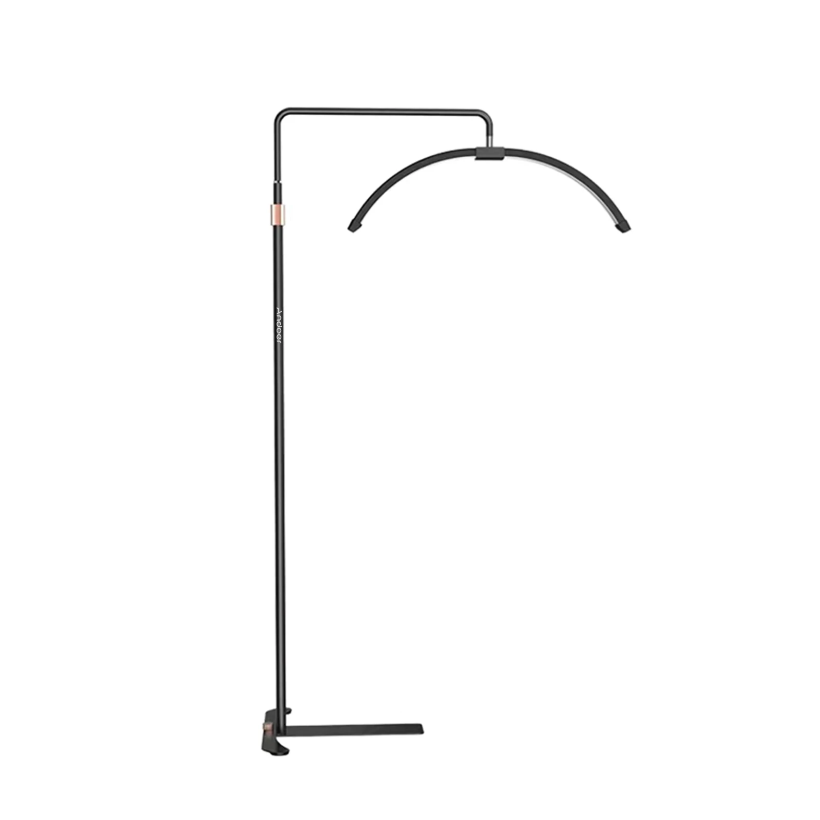 NEUE Halbmond-Bodenleuchte 36W 3200K-5600K Dimmbare LED-Videoleuchte für Smartphone LED-Videoleuchte für Handy LED-Aufnahmelampe – Detail 3