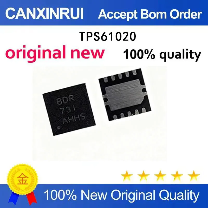 

(5-100 Pieces) Brand new original TPS61020DRCR TPS61020 BDR power management chip QFN10 package