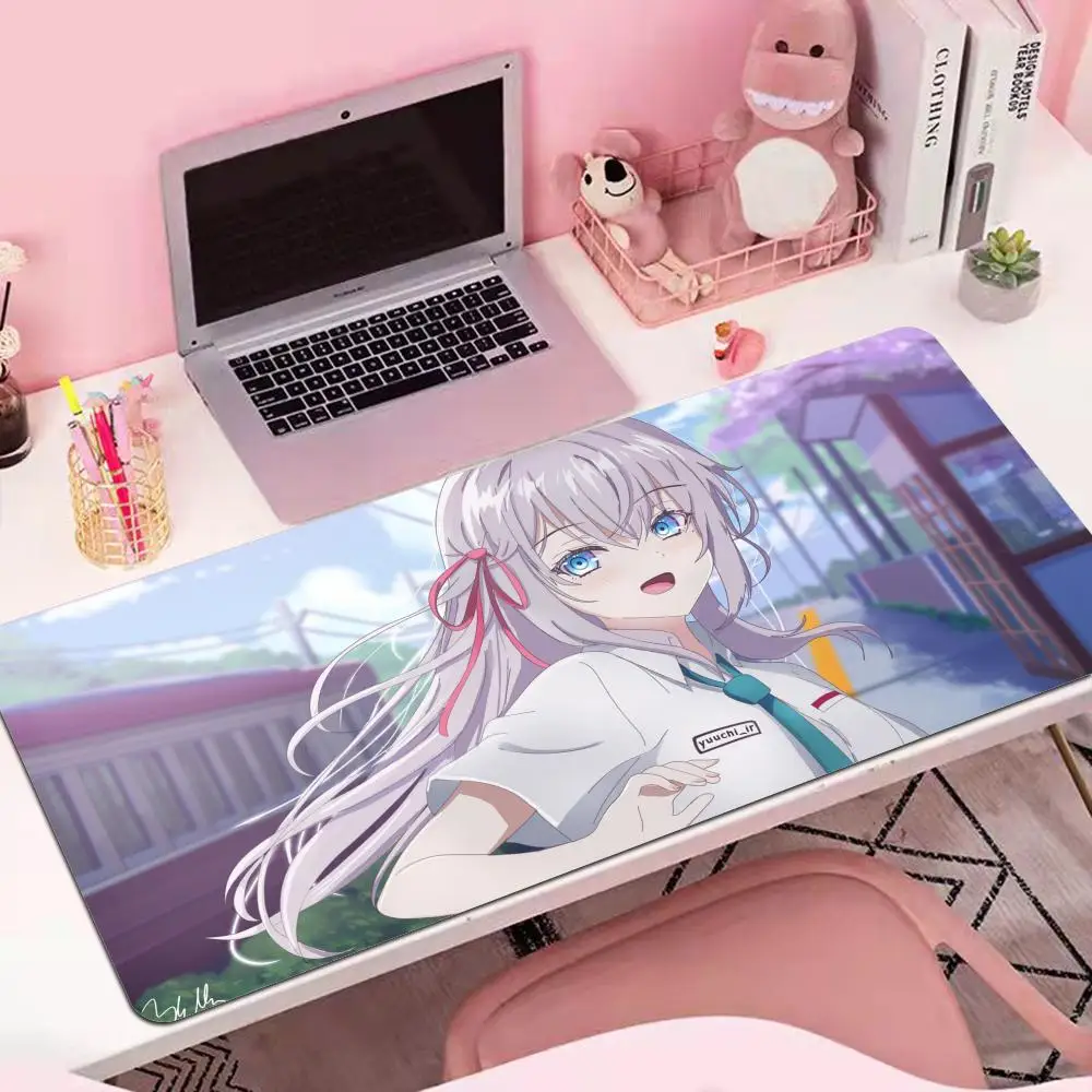 Alya Russian Mouse Pad Tool Mat HD Printing Computer Gamers Locking Edge Non-slip Mause Pads XXL90x40cm Keyboard PC Desk Pad c