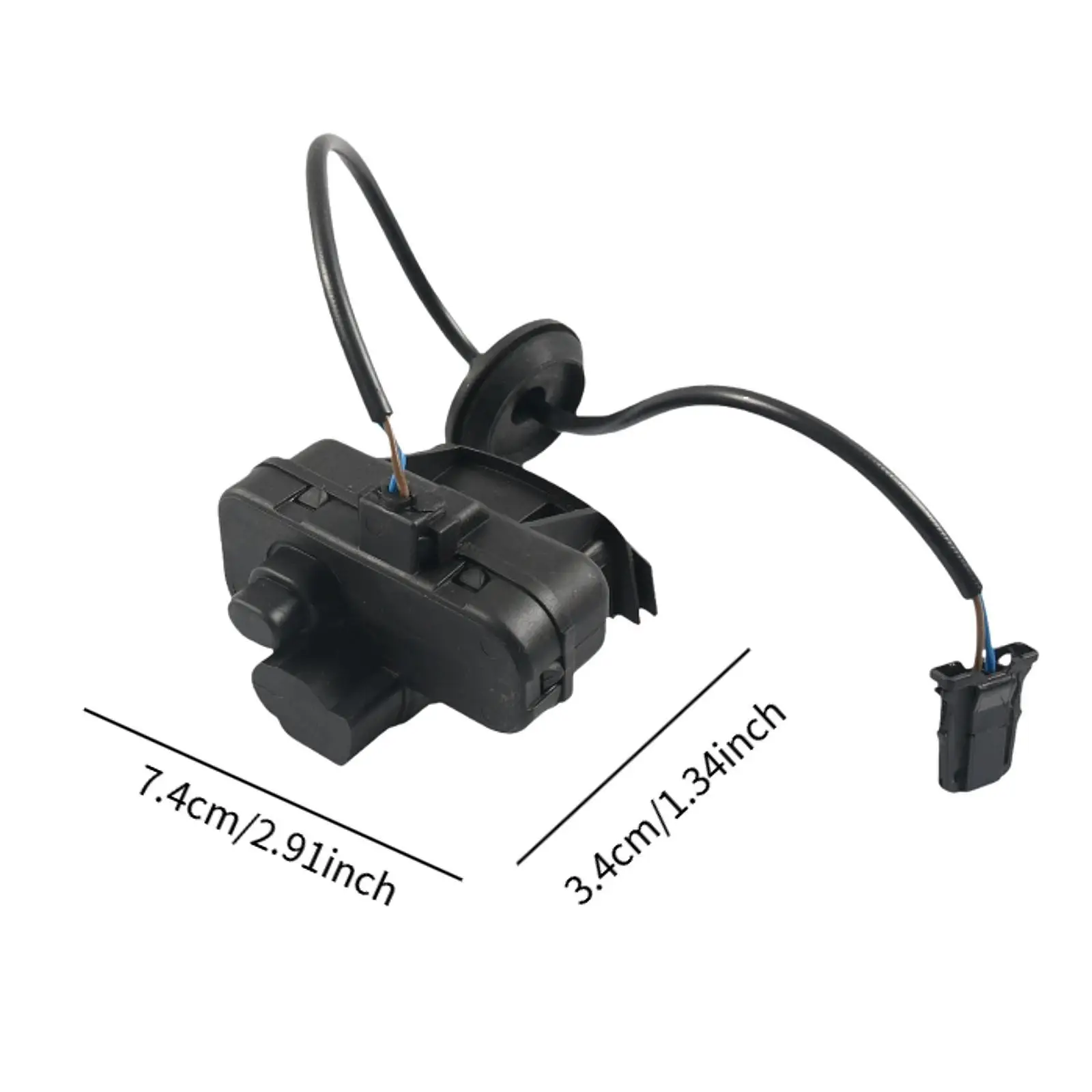 Actuador de Cierre de la Tapa del Tanque de Combustible, Motor Resistente al Desgaste, Repuesto de ABS para Volkswagen Tiguan 2009-2017