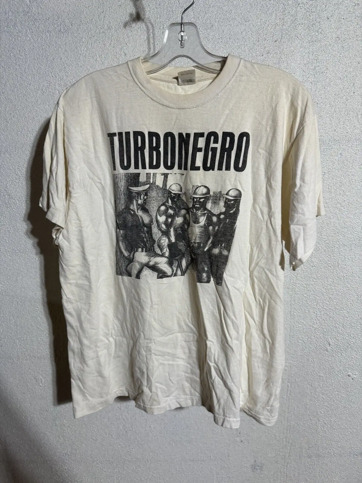 Винтажный 1995 Turbonegro почтовый заказ Футболка L Tom Of Finland Dwarves Gluecifer