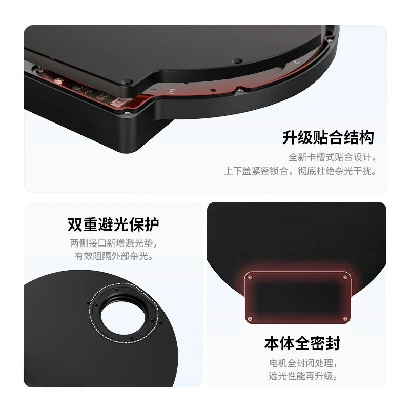 Multi Hole Electric Filter Wheel 5 8 Holes Match 1.25 Inch 36 Mm 2 Inch Optical Filter Astro Photograph Auxiliary Tool