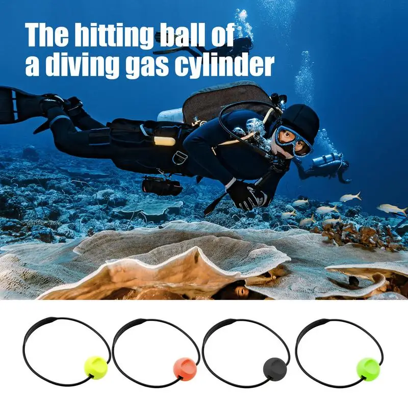 

Tank Banger Elastic Portable Underwater Signal Device For Divers Noise Maker Loud Sound Scuba Impact Ball Scuba Diving