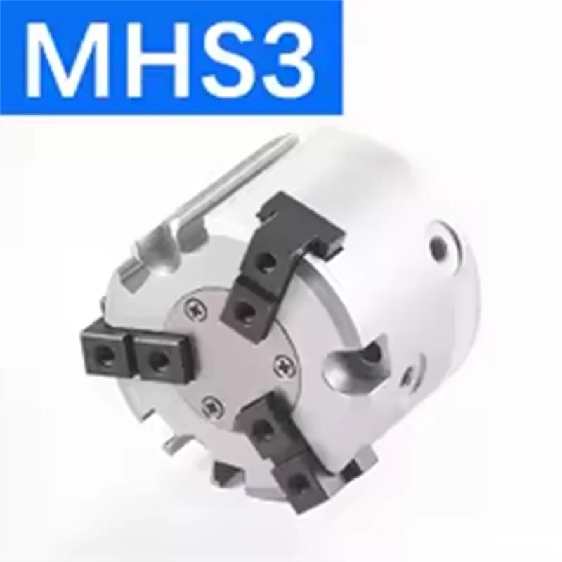 

N84R MHS3-32D Трехпальцевый пневматический захват Пневматический патрон-манипулятор Замена цилиндра вращающегося цилиндра двойной действия