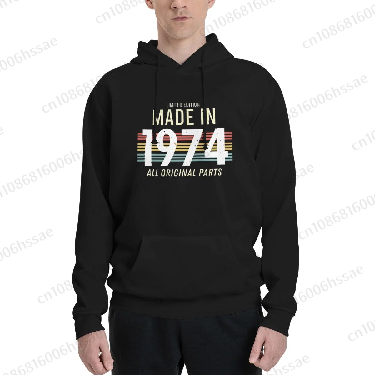 1974 All Original Parts Birthday Gifts Autumn Winter Fashion Hoody Men Woman Hoodies Sweatshirts Plus Fleece Pullover