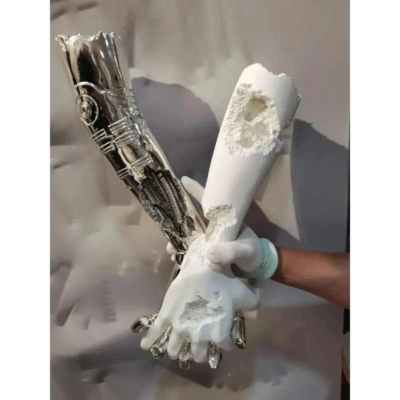 Universe Grocery Store Empty Mountain Base Machinery Hands Wall Hanging Crafts Ornament Sculpture