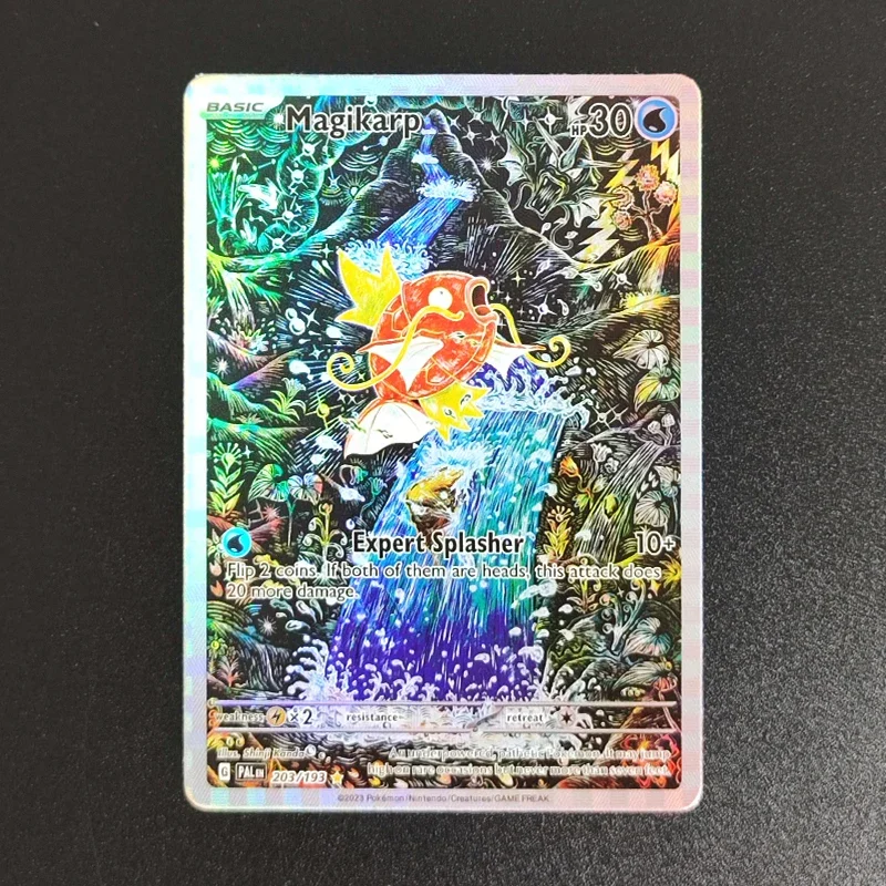 

PTCG P.M 2023 Pocket EN Magikarp 203 Collectibles Card RARE Single Card Classic Game Anime Card Gift Toys