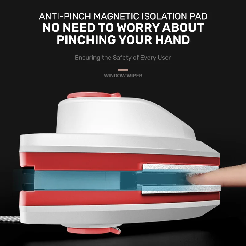 Magnetic Glass Electric Window Cleaner Cleaning Tool Water Discharge Double-layer Wiper for Home Office Special Window Cleaner