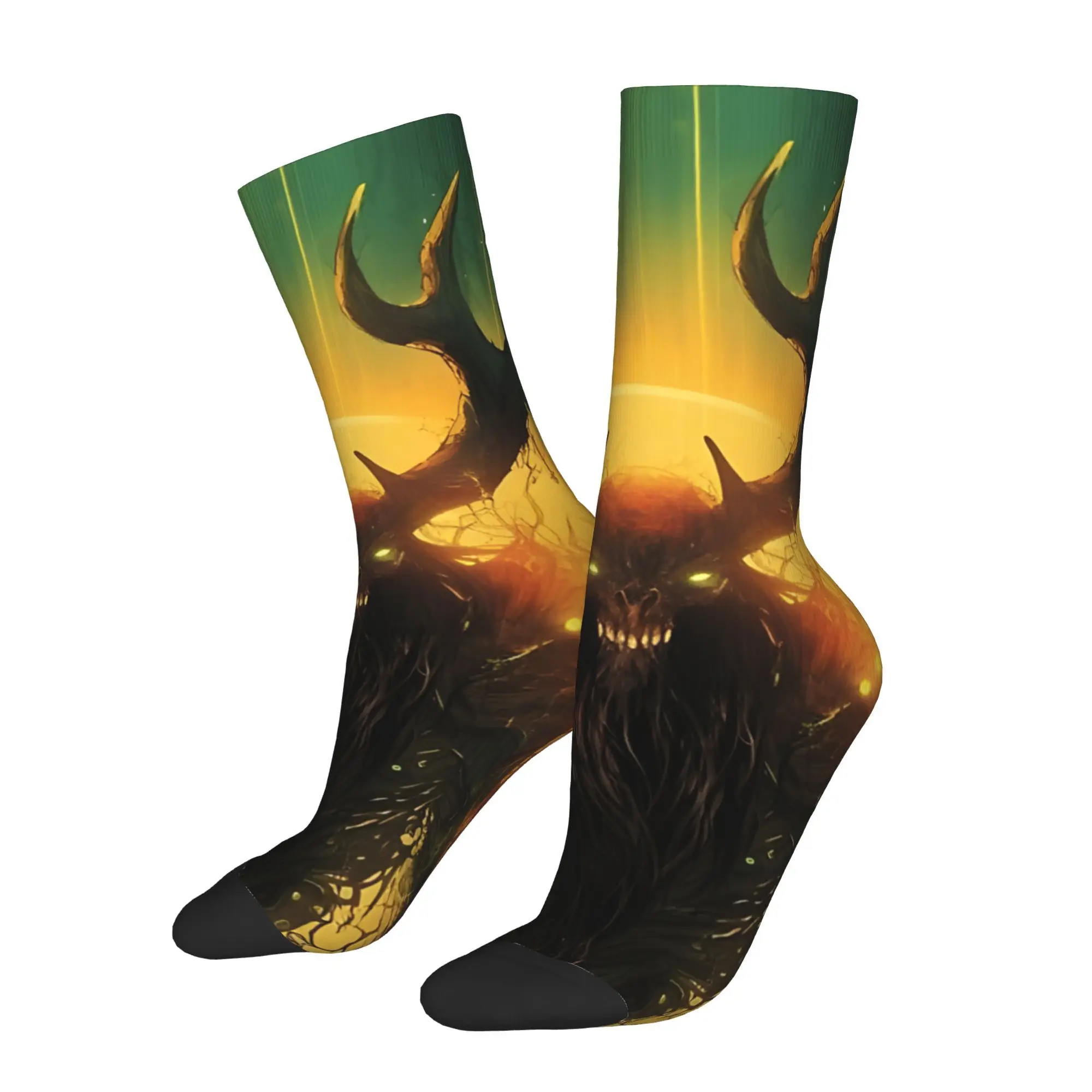 

Мужские новые спортивные носки DIABLO Warrior Fighter Monster, велосипедный дизайн для всех сезонов