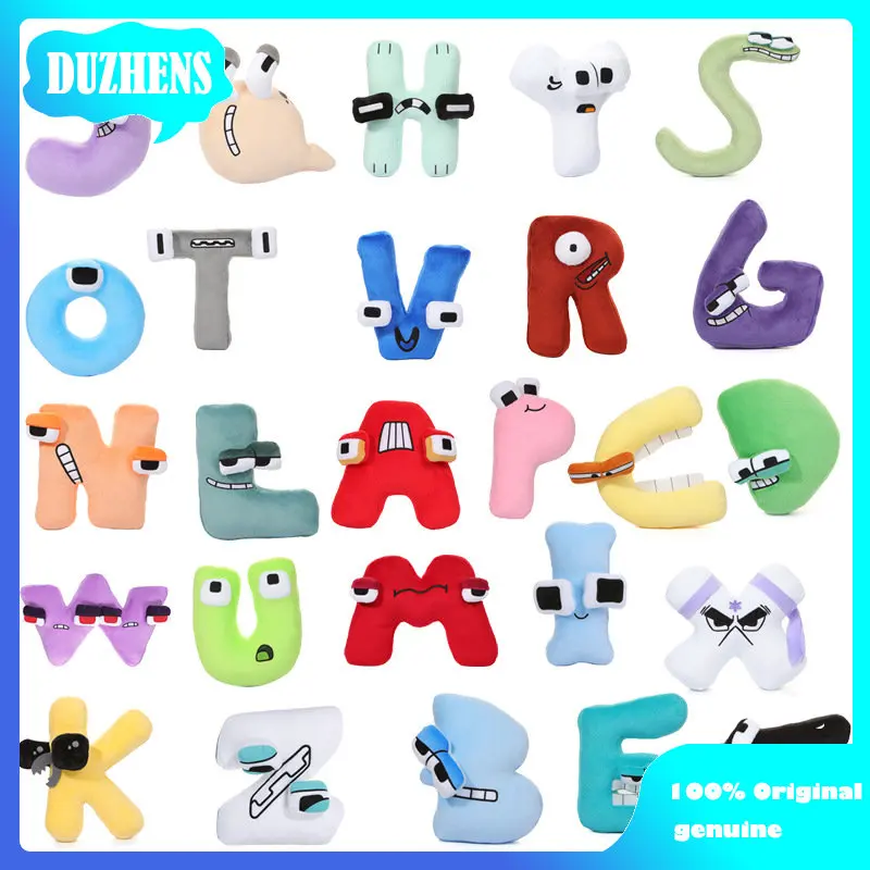 In stock hot selling Alphabet Lore legend plush pillow doll children's enlightenment education doll gift