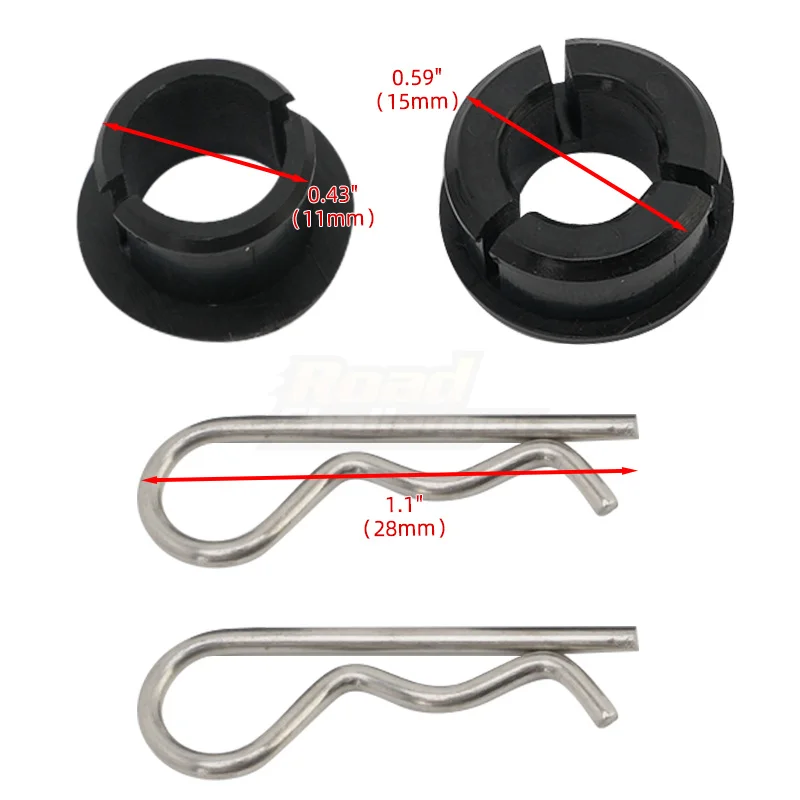 ABS Plastic Shifter Cable Inserts Bushings For Acura RSX DC5 2002-2006 CL Type S 2003 For Honda Civic 2001-2005