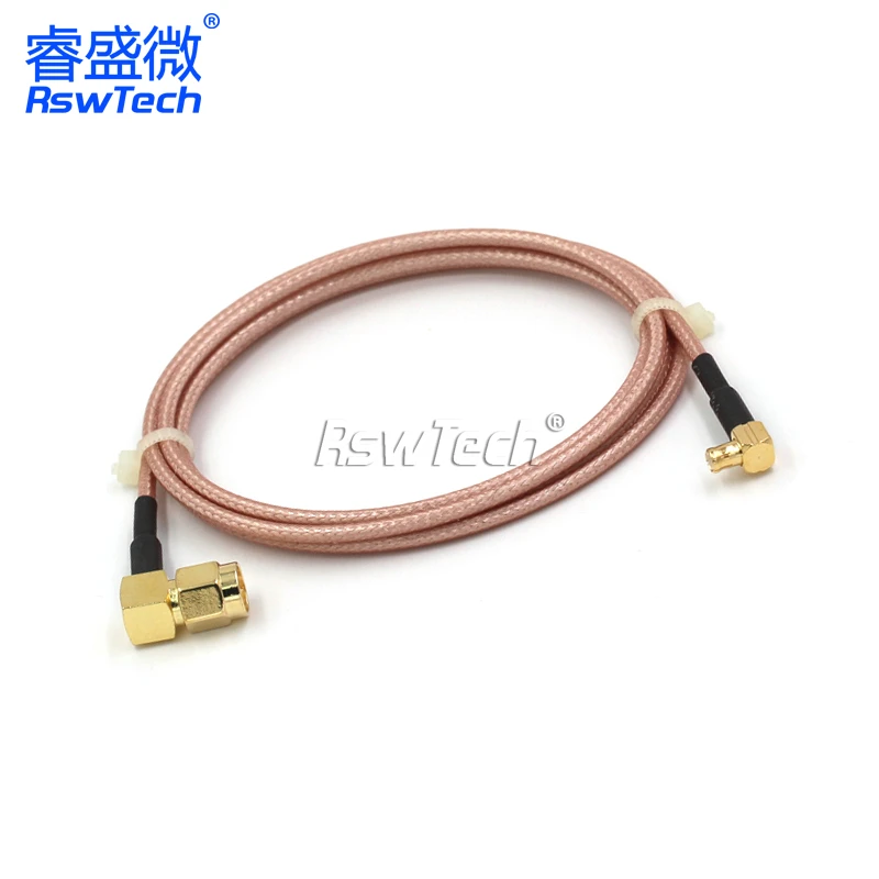 1PCS Adapter Cable MCX To SMA MCX-JW Convert SMA-JW 8-90CM 1M 1.5M 2M Length Connector RG316 Wire