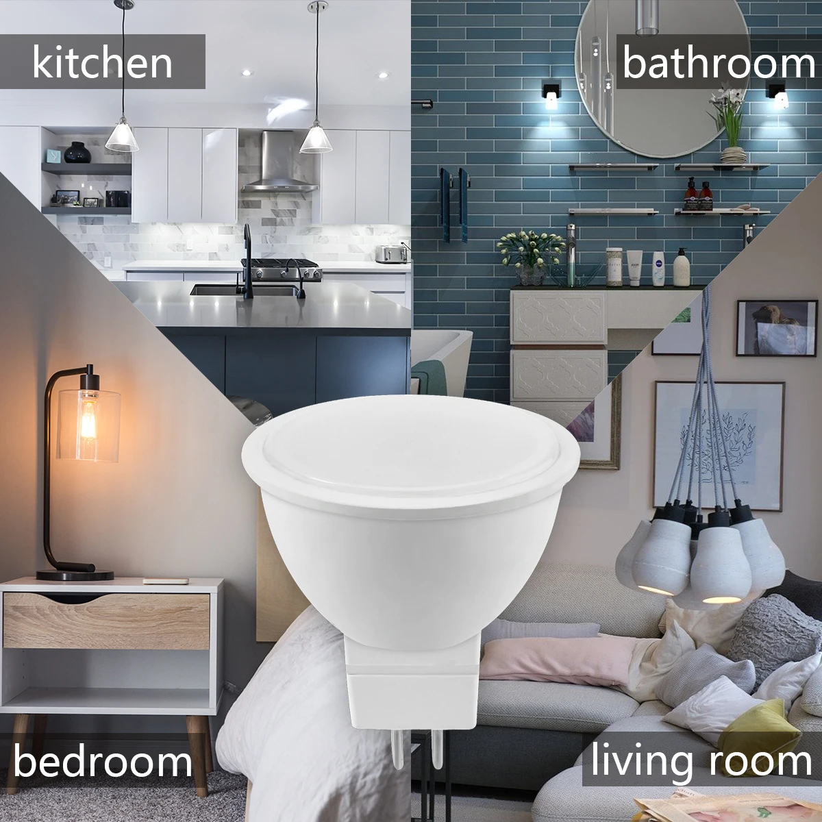 2PCS LED Spotlight MR16 GU5.3 low pressure AC/DC 12V 3W 5W 6W 7W Light Angle 120 degrees Warm White Day Light LED Light Lamp