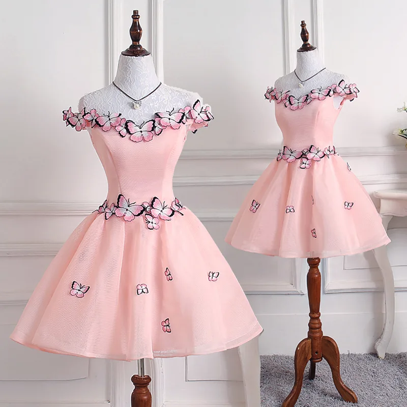 

Graduation Dresses Guest Wedding Party Dress Formal Occasion Dresses Pink Prom Dress Cocktail Gala Female Ceremony Birthday