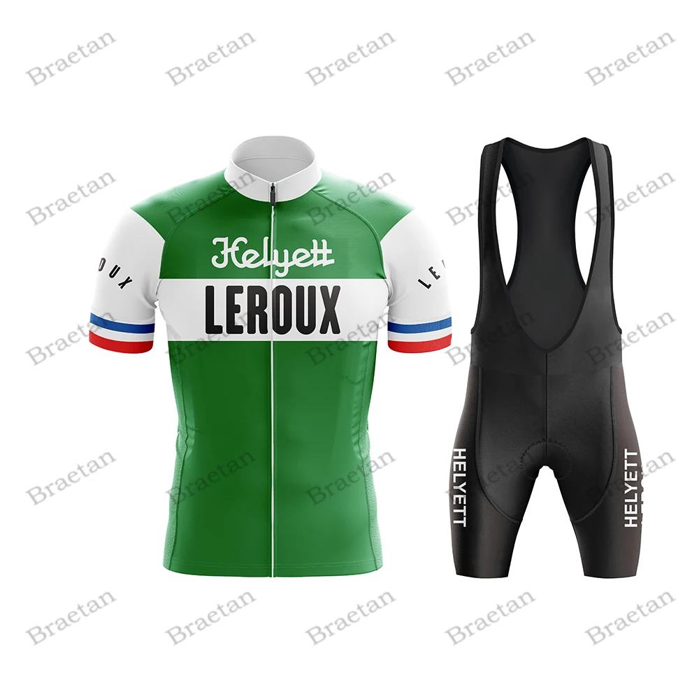 Retro Cycling Kit For Men Cycling Jersey Men Summer Short Sleeve Bike Wear Road Clothing Molteni Faema Reynolds ELF