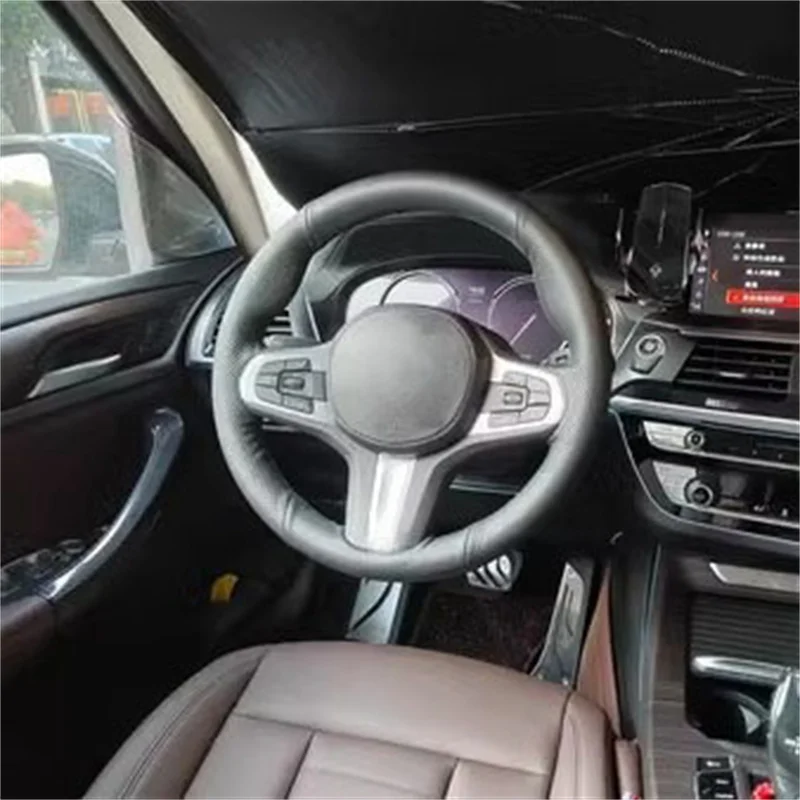 Customize DIY Genuine Leather Car Steering Wheel Cover For BMW G20 G21 G14 G15 G16 X3 G01 X4 G02 X5 G05 Car Interior Accessories