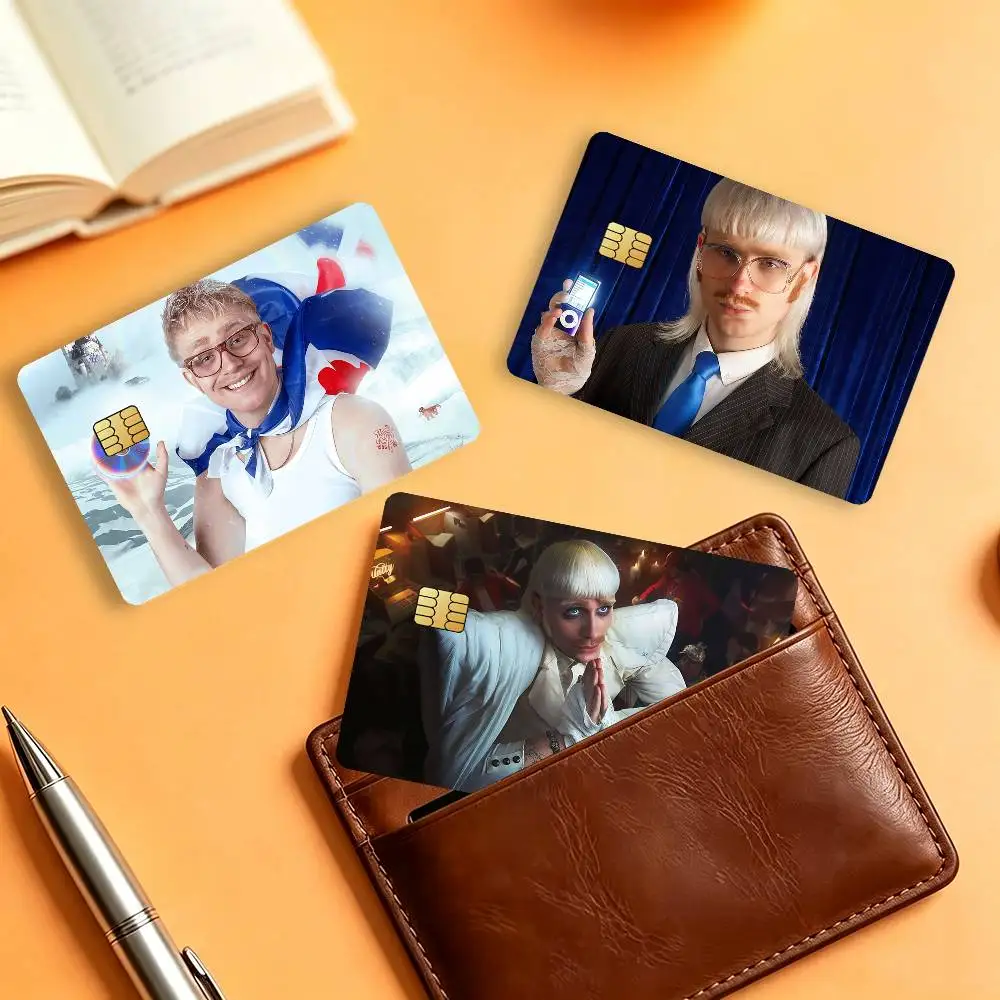 Autocollants imperméables Singer Joost Klein Unity pour cartes de crédit, cartes de débit et cartes de transport, 4 pièces