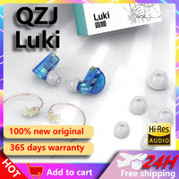 CVJ Luki Dual Unit Vibrating Gaming HIFI Wired in-ear Earphone Professional Vibration +10mm Flagship Dynamic Monitor with HD Mic