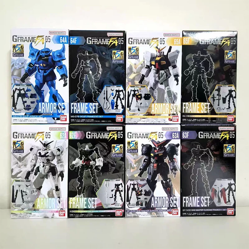 

Bandai GFrame AF62-65 Gundam Anime Assembled Model Kit Gift Toy Collection for Kids Action Figure Model in Stock