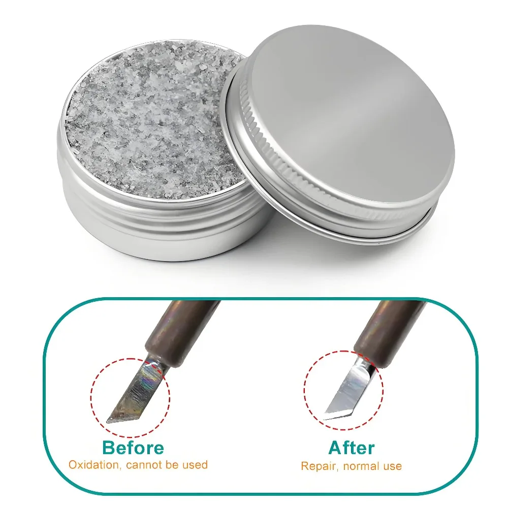 5/3/2/1Pcs 6g 30g 45g Soldering Iron Tip Tinner Activator Tip Cleaner Remover Refresher Non-stick Tin Solder Cream Clean Paste
