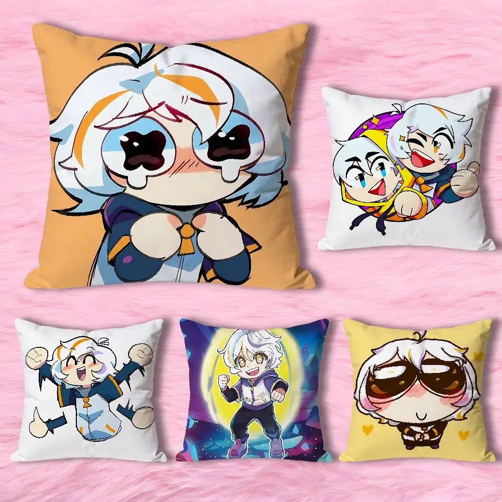 Cute C-Chuy M-Mines Anime Celebrity Merchandise All-Match Printed Pillow Case Sofa Car Office Room Decoration Protector