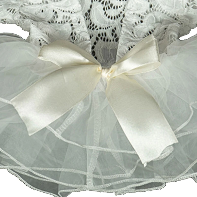 Newborn Lace Bowknot Skirt Infant Girls Photo Taking Accessory Party Supplies