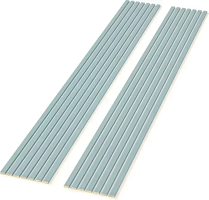 2 Pack - 94” L x 12.6” W Soundproof Acoustic Wood Wall Panels, 3D Slat Paneling, Decorative Panels for Walls and Ceilings