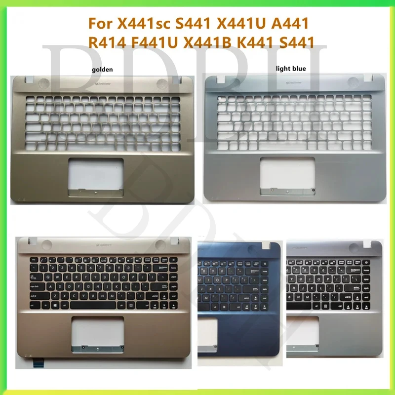 New Laptop Top Cover Palmrest with Keyboard For Asus X441SC S441 X441U A441 R414 F441U X441B K441