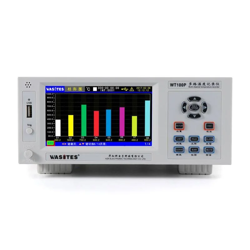 

WT100P 8-64 Channel Temperature Recorder Touch Screen List Display And Customizable Alarm OEM Support For Test Instruments