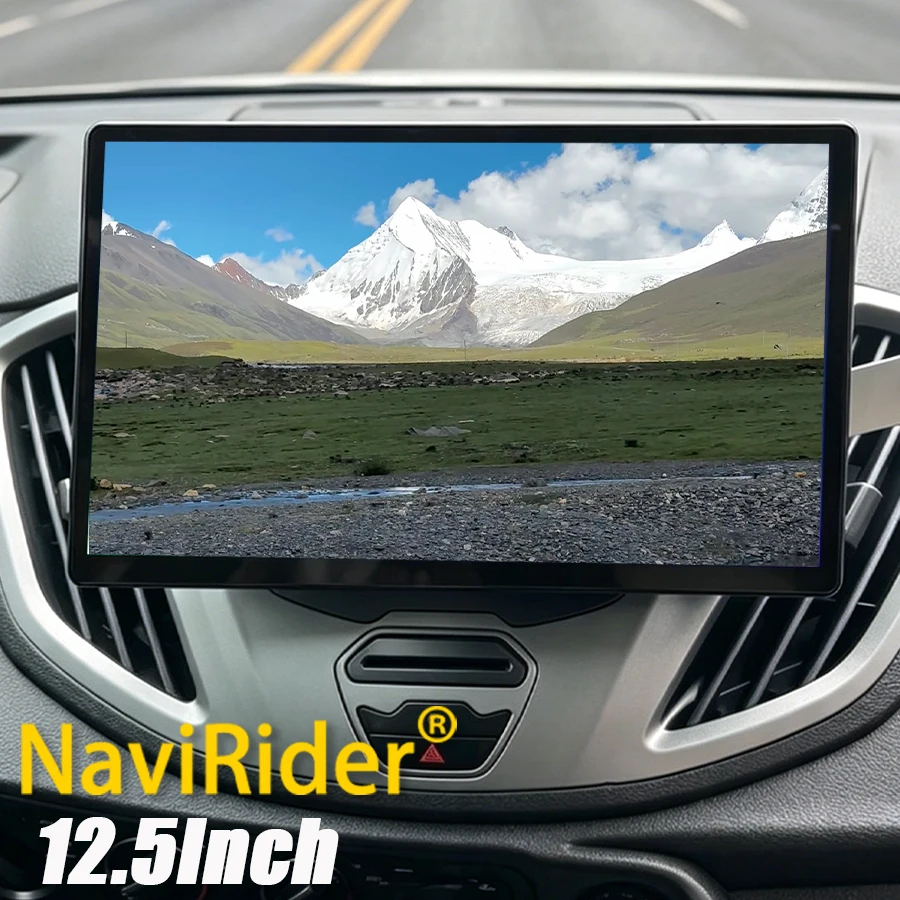 

New Android 15 QLED Screen 12.5" Wireless Carplay Car Radio For Ford Transit custom 2013-2019 Multimedia Auto Car Radio Player