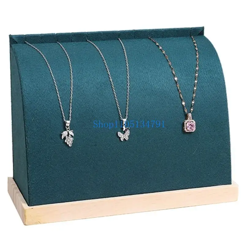 

98km Large Base Necklace Stand Portable Jewelry Storage Holder for Presentation