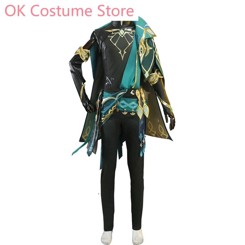 Anime! Genshin Impact Alhaitham Spiel Anzug schöne Uniform Cosplay Kostüm Halloween Party Rollenspiel Outfit Männer XS-2XL